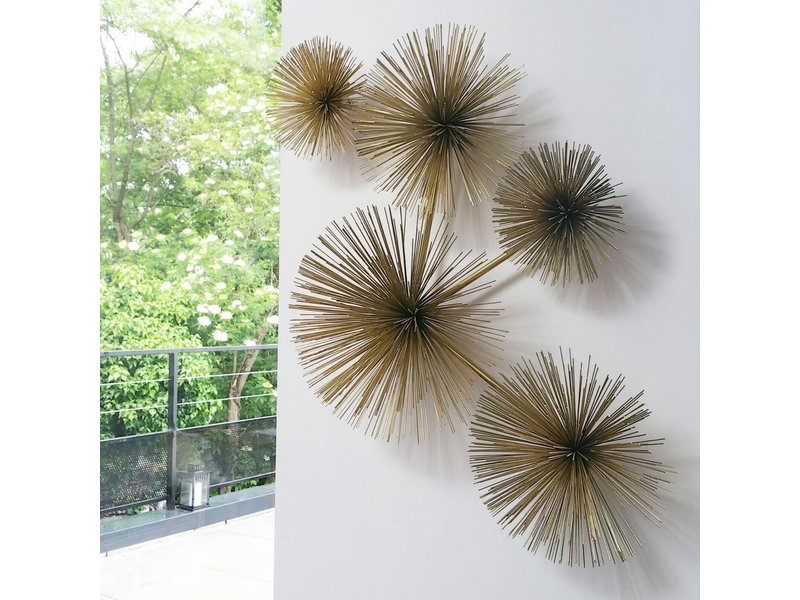 C. Jeré - Artisan House Starburst Urchin - metalen wanddecoratie