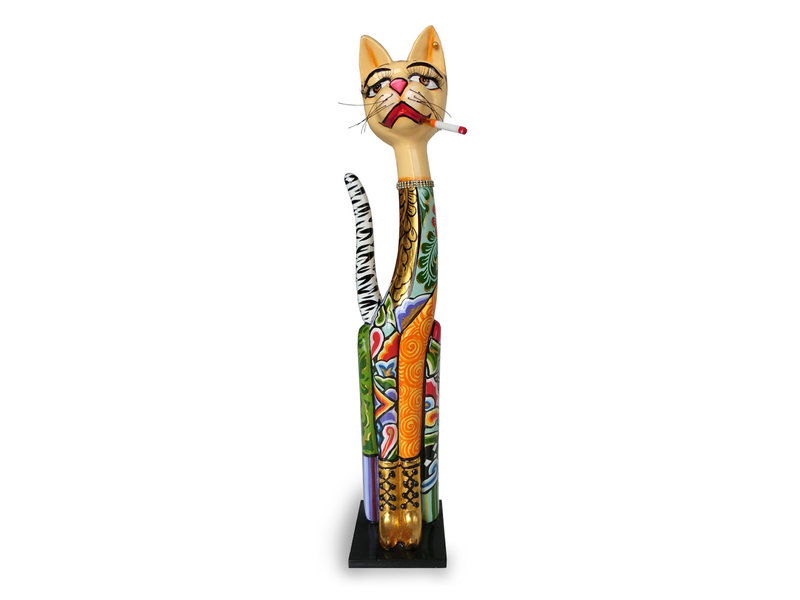 Toms Drag Standing cat, cat statue 51 cm