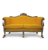 Toms Drag Sofa gold, two-seater, Versailles