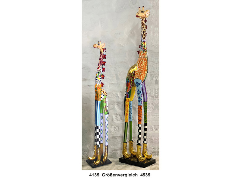 Toms Drag Grosse Giraffestatue XL- 196 cm