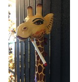 Toms Drag Groot gekleurd giraffenbeeld  196 cm