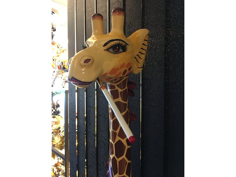 Toms Drag Large colored giraffe statue XL- 196 cm