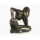 Dromer, brons abstract beeld - L