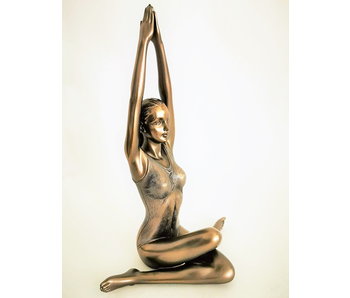 Inspiring yoga figurine Padmasana, the lotus pose - DECOVISTA - colorful  design furniture, statues & wall sculptures