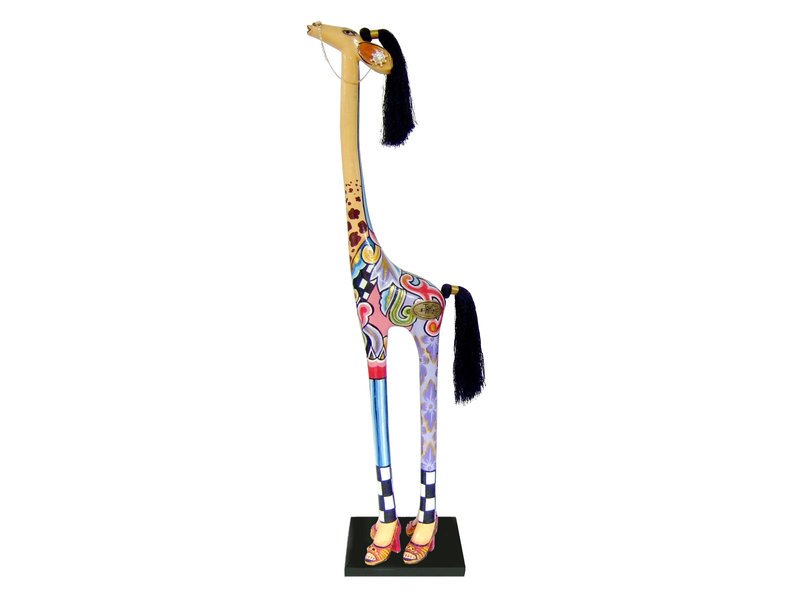 Toms Drag Figurine Giraffe Carmen on pedestal