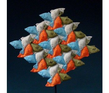 Mouseion Escher Fish driehoek
