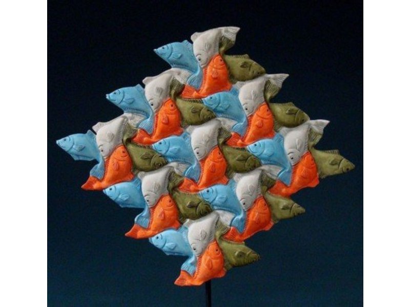 Mouseion M.C. Escher Fisch triángulo