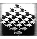 Mouseion Escher beeldje Lucht en Water (1938) - driehoek