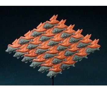 Mouseion Escher - Aves - Triángulo de peces