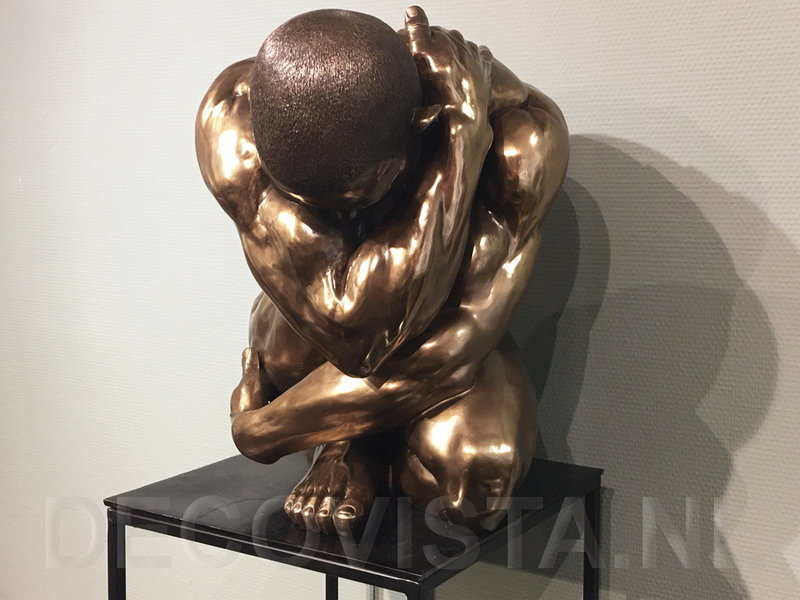 BodyTalk Skulptur einer Man in Wrap position - XL