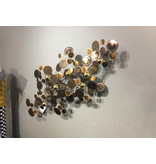 C. Jeré - Artisan House Wall art sculpture Raindrops Brass