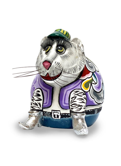 Toms Drag Estatuilla de tigre Tiago  - Blanco