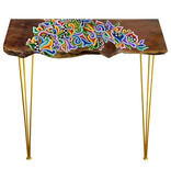 Toms Drag Wooden table on thin metal legs - Nature Collection - M