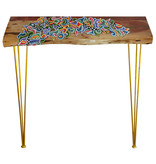 Toms Drag Wooden table on thin metal legs - Nature Collection - L