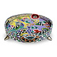 Tray round Silver Line - L