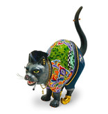 Toms Drag Escultura de tamaño natural del gato negro "DJ Bandit"