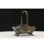 Baroque House of Classics Glazen schaal in metalen mandje - vintage stijl Baroque House of Classics Glazen schaal in metalen mandje - vintage stijl