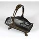 Metal basket with handle