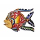 Fisch Oscar in Rot, L