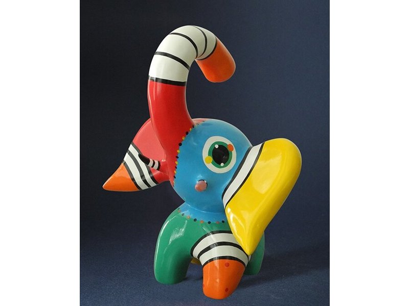 Jacky Art Pop art elephant statue by Jacky Zeegers