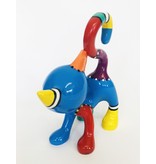 Jacky Art Cat Django, brightly coloured animal figurine