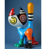 Jacky Art Pop-Art cat statue cat Ink by Jacky Zegers