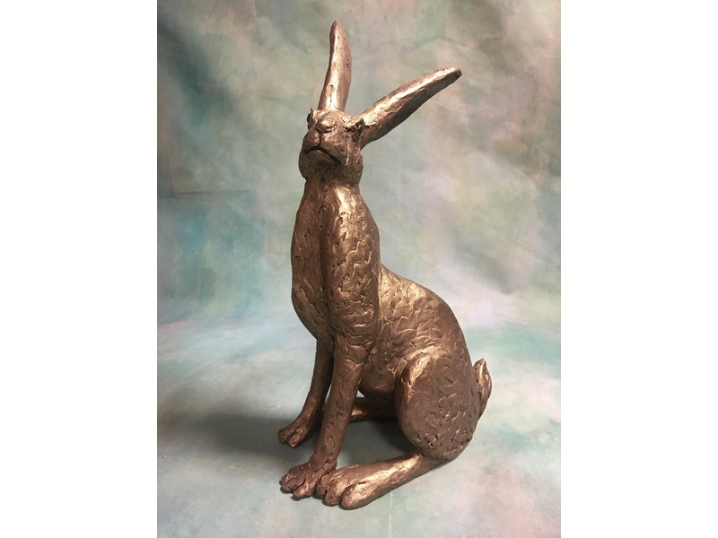 Frith Sculpted hare statue Tobias, sitting hare - Thomas Meadows