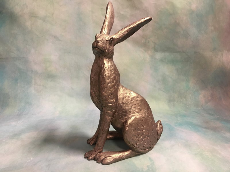 Frith Sculpted hare statue Tobias, sitting hare - Thomas Meadows