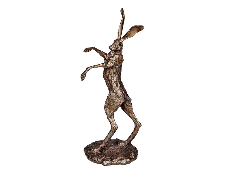 Frith Escultura de liebre danzantes - Paul Jenkins - Colección Premier