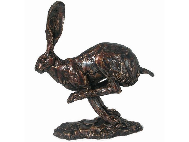 Frith Running hare sculpture by Paul Jenkins - Premier Finish