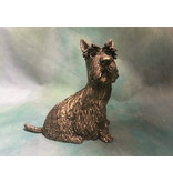 Frith Rauhhaarschnauzer - Hundeskulptur Frazer Scotty - Veronica Ballan