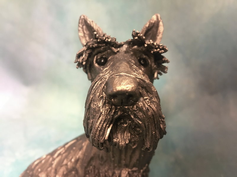 Frith Ruwharige Schnauzer Frazer Scotty - kunstbeeldje hond,  Veronica Ballan