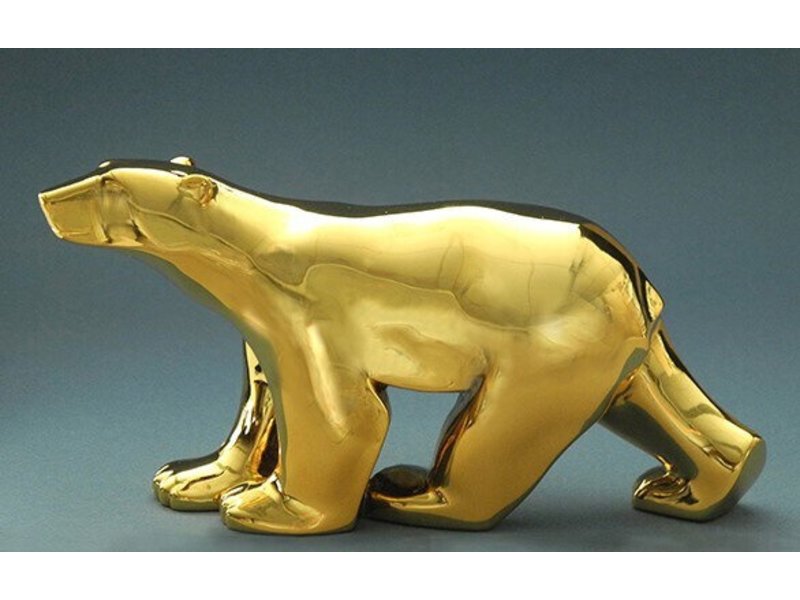 Brass Animal Figurines,Vintage Brass Polar Bear Figurines Miniatures  Desktop Ornament Home Decorations Small Animal Statue : : Home