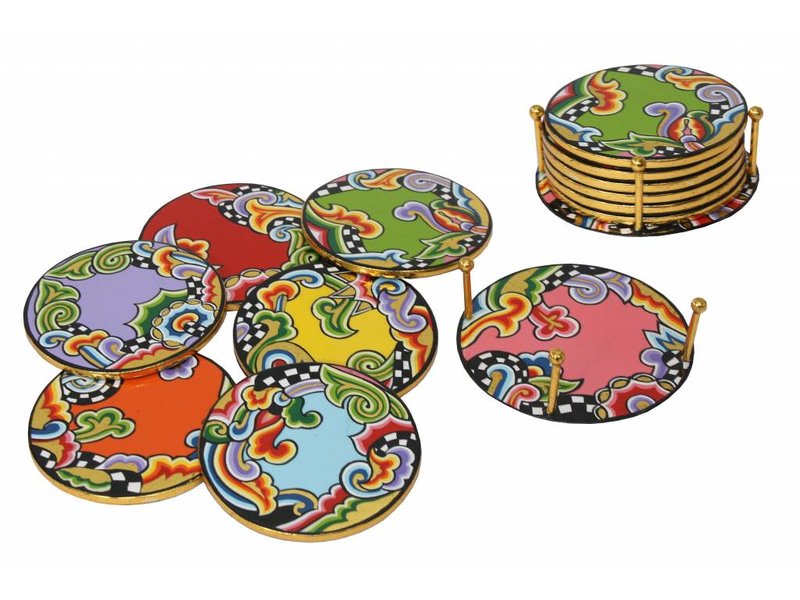 Toms Drag Coasters set - 7 pieces