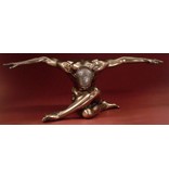 BodyTalk Patinated bronze sculpture - male - XL