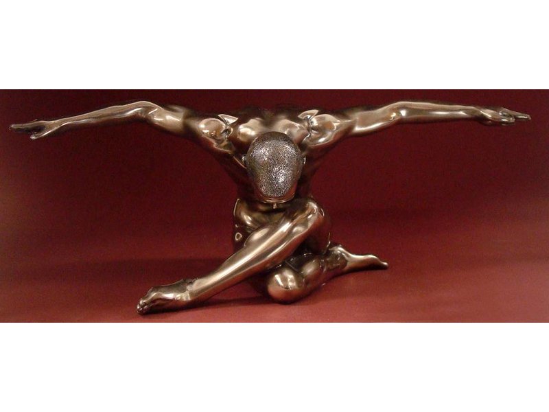 BodyTalk Patinated bronze sculpture - male - XL