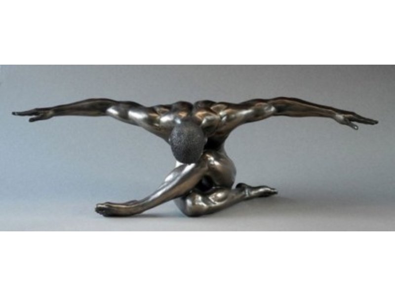 BodyTalk Patinated bronze sculpture - male - XL