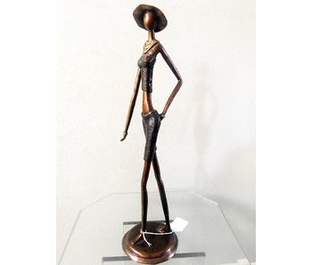 African Art Bronze mannequin - 40 cm