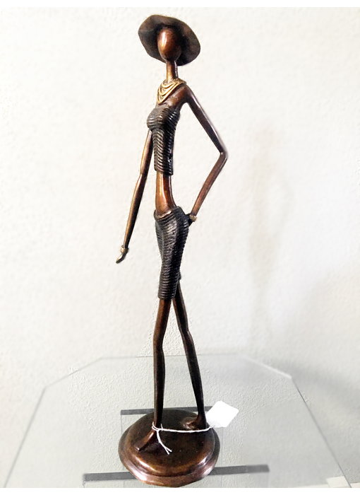 African Art Bronze mannequin - 40 cm