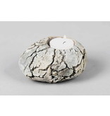 Rasteli Stone tealight holder, cement gray