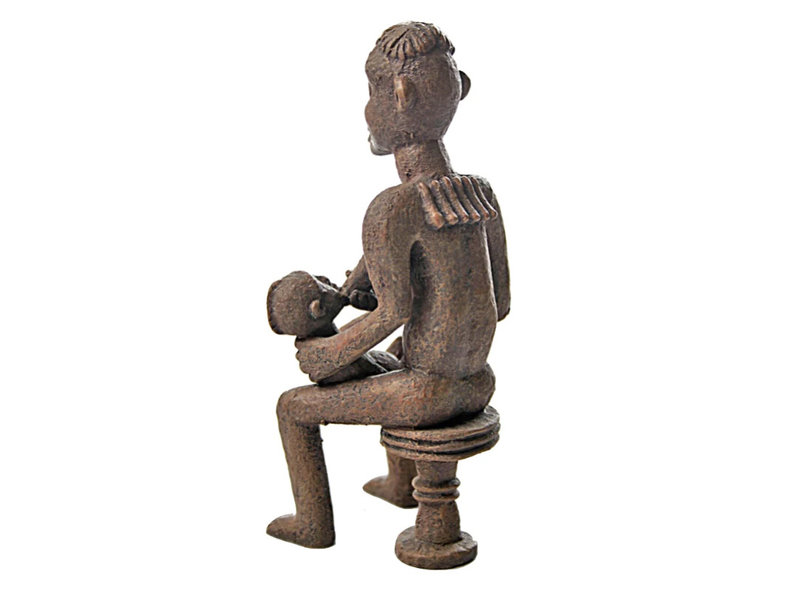 Mouseion Figura africana "Madre e hijo"