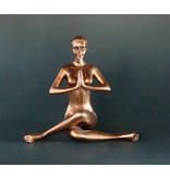 BodyTalk Estatuilla de yoga en oro rosa, Salutation Seal - Anjali Mudra