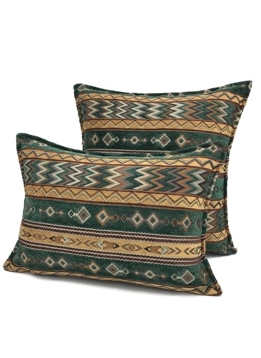 BoHo ZIG ZAG Ethnic cushion cover - Set of 2