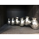 Vase row, aluminium