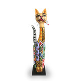 Toms Drag Standing cat, cat statue  H 32 cm, 9 x 8 cm