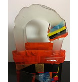 Design Elena Exclusive glass fusion object as a table lamp - model 127