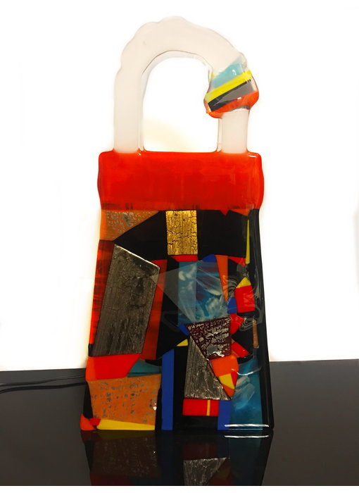 Design Elena Lichtobject glas - tafellamp ED127