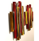 C. Jeré - Artisan House Objeto de arte de metal Transpose - 2 piezas