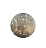 C. Jeré - Artisan House round, metal wall hanging sculpture Lithosphere