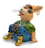 Toms Drag Rabbit figurine with golden boots